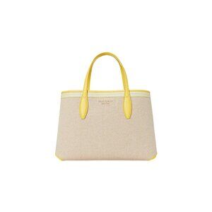 Kate Spade All Day Canvas Medium Satchel In Yellow Multi